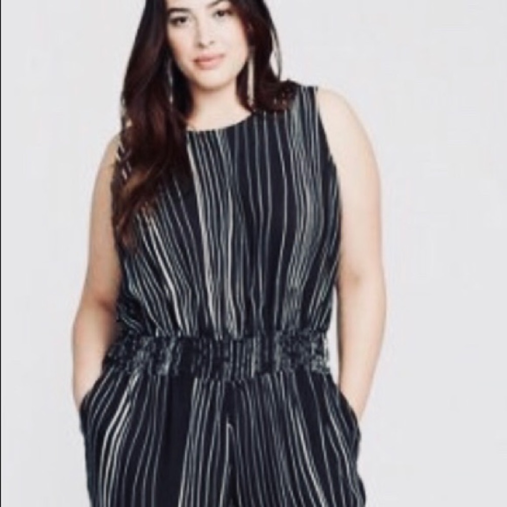 Rachel Roy Striped Jumpsuit